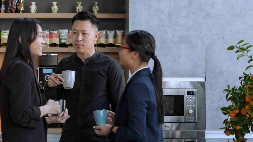 Moment de détente en entreprise