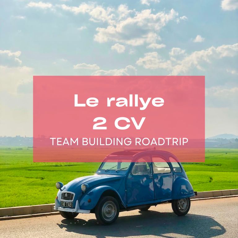Activité de team building en 2cv